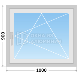 Квартирное холодное остекление из алюминиевого профиля AL-303