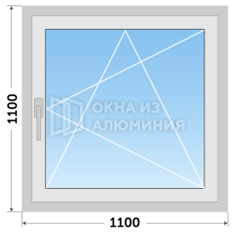Окно с монтажом AL-613